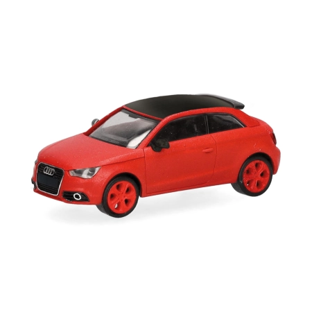Herpa 034531-002 - Audi S1, czerwony misan z efektem perłowym, dach czarny
