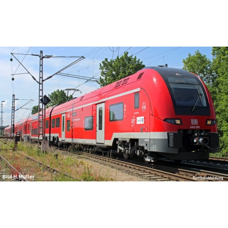 Jägerndorfer JC73602 - Zespół trakcyjny BR 4462 Desiro HC, 4-częściowy, DBAG/FTX, Ep.VI, DC-Dźwięk