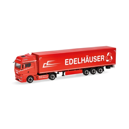 Herpa 319799 - MAN TGX GX Schubboden-Sattelzug "Edelhäuser"