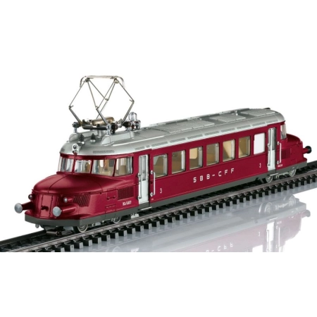 Märklin 38860 - Wagon motorowy „Roter Pfeil” RCe 2/4 „Roter Pfeil”, SBB, Ep.III, dźwięk MFX
