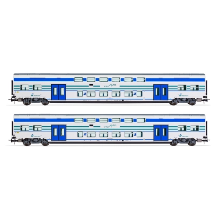 Lima HL5053 - Zestaw 2 dodatkowych wagonów dla zespołu trakcyjnego „Vivalto”, FS, Ep. VI