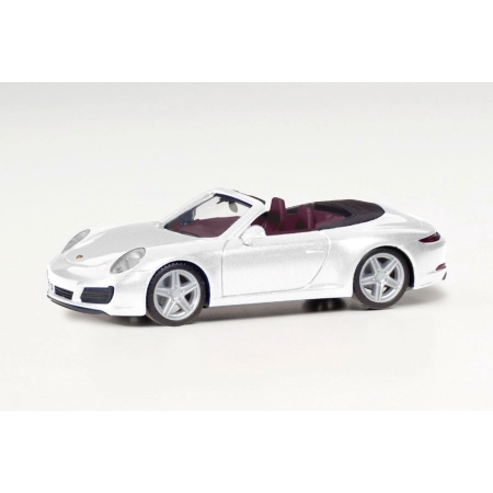 Herpa 038843-002 - Porsche 911 Carrera 2 Cabrio, biały metalik carrara