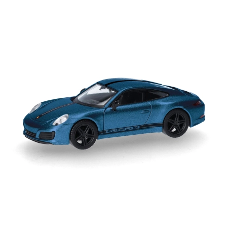 Herpa 430418-002 - Porsche 911 (991) Carrera 4 S, saphirblau