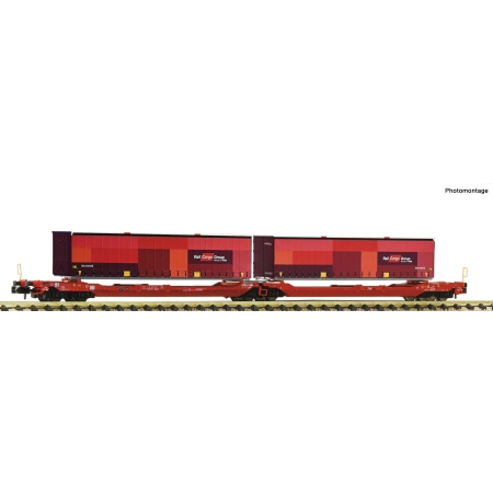 Fleischmann 6660133 - Wagon kieszeniowy T3000e z platformami RCA, RCA, Ep.VI