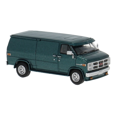 Brekina 18251 - GMC Vandura, turkusowy met.