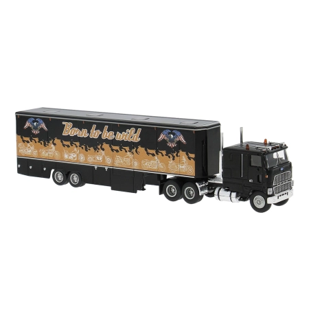 Brekina 85859 - Ciężarówka przegubowa Ford CLT "Born to be wild"