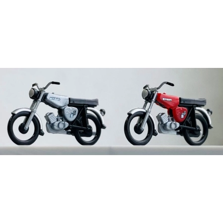 Kres 55045110 - Simson S 51, srebrny i ciemnoczerwony.