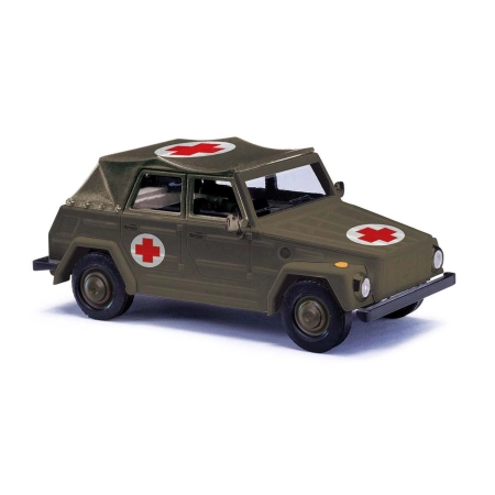 Busch 52729 - VW 181 furgon kurierski Niemieckiego Czerwonego Krzyża, rok 1970