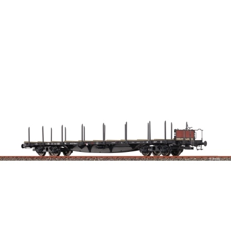 Brawa 47239 - Wagon platforma SSlma44, DB, Ep.III