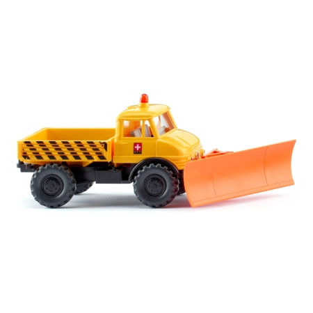 Wiking 037110 - Unimog U 406 z pługiem śnieżnym "PTT"