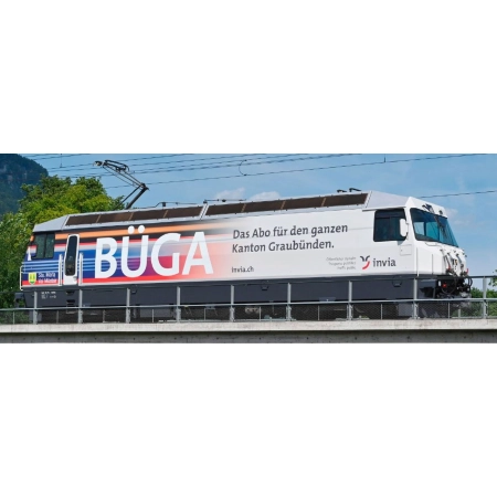 Bemo 1359186 - Elektrowóz Ge 4/4 III 646 „BÜGA”, RhB, Ep.VI, dźwięk DC