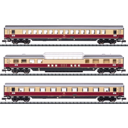 Trix 15368 - Zestaw 3 wagonów pasażerskich TEE „Rheinpfeil”, DB, ep. IV