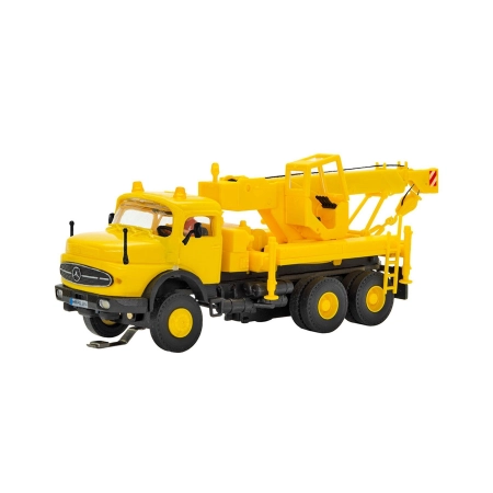 Viessmann 8022 - CarMotion MB 3-osiowy dźwig z okrągłą pokrywą i obrotowymi lampami ostrzegawczymi