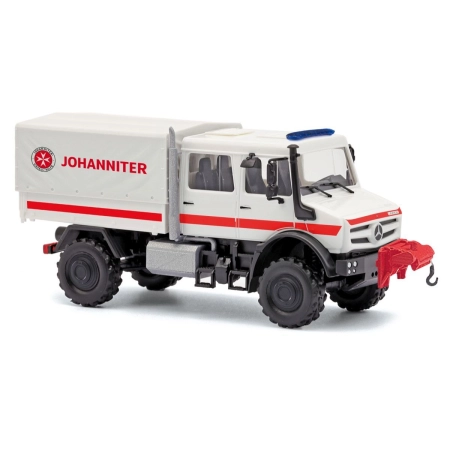 Busch 51084 - Mercedes-Benz Unimog U 5023 Johanniter, rok 2013 Busch