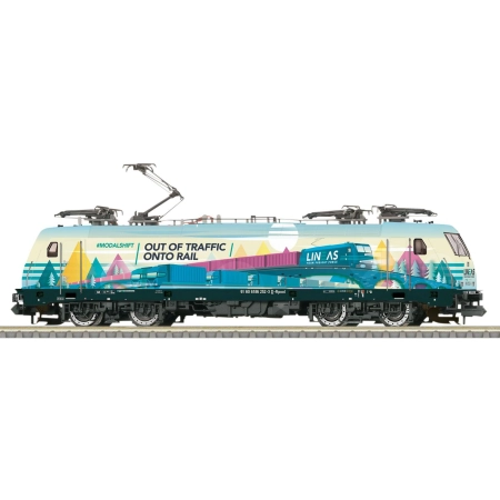Trix 16877 - Elektrowóz 186 252-3, Railpool, LINEAS, Ep.VI, dźwięk DC-MFX
