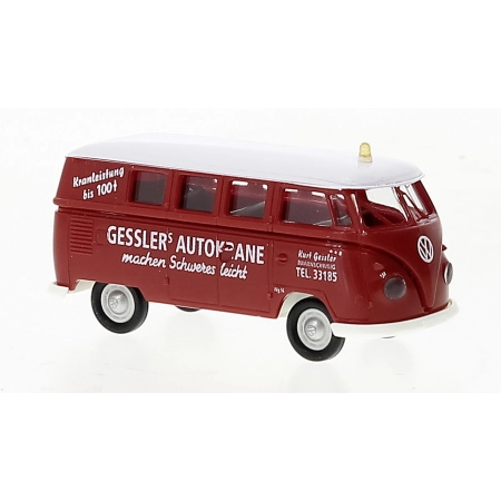 Brekina 31622 - VW T1b Kombi Gesslers, Gesslers Autokran, 1960