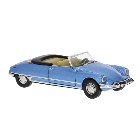 Brekina 14235 - Citroen DS Cabrio, niebieski met.