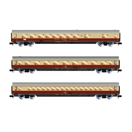 Arnold HN4508 - Zestaw 3 wagonów pasażerskich „Rheingold”, AKE, Ep.VI