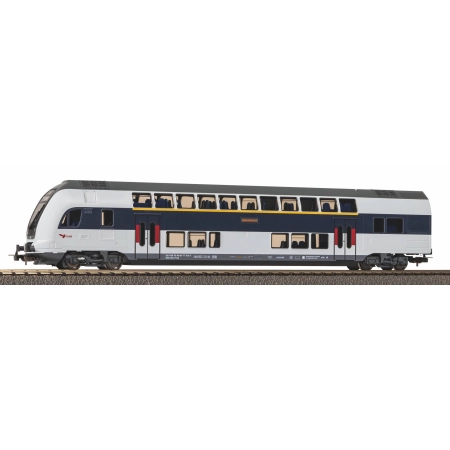 Piko 58817 - Piętrowy wagon sterowniczy, 1. i 2. klasa, DSB, Ep.VI