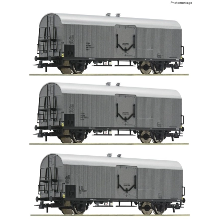 Roco 6600140 - Zestaw 3 wagonów chłodni Icrs-v, ÖBB, Ep.IV