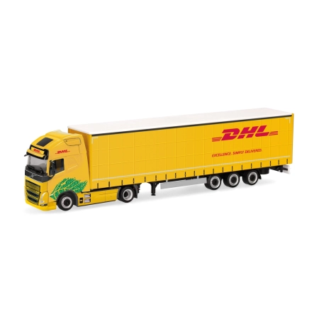 Herpa 318952 - Volvo FH GL XL E-LowGaPlSz DHL