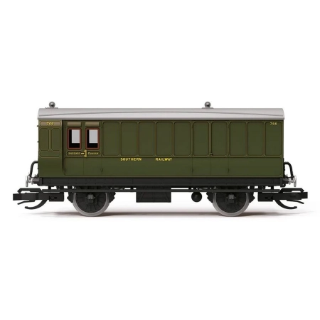 Hornby TT4054 - Wagon bagażowy, 3rd Class, SR, Ep.I