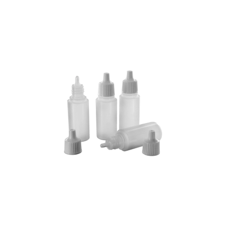 Noch 60100 - Plastikowe buteleczki z pokrywką, 4 sztuki