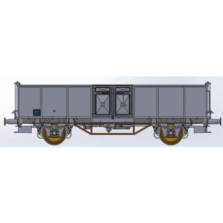 Exact-Train EX23990 - Węglarka UIC2 Wddo OPW, PKP, Ep.III