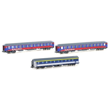 L.S. Models 76006 - Zestaw 3 wagonów pociągu nocnego, BTE, Ep.VI