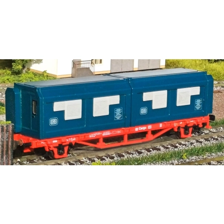 Loewe 2475 - Zestaw kontenerów mieszkalnych  "DB Ep. III/IV„, niebieski, zestaw A
