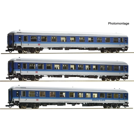 Roco 6200208 - Zestaw 3 wagonów pasażerskich Interregio IR 461, DBAG, ep. V