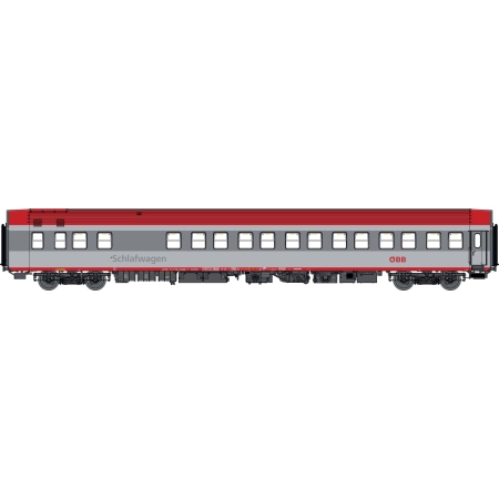 L.S. Models 47086 - Wagon sypialny WLABmz AB32s, ÖBB, Ep.VI