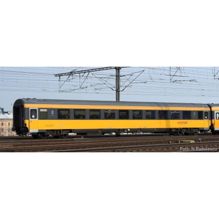 Hobbytrain H25504 - Zestaw 2 wagonów pasażerskich Bpm, UIC Z1, 2 klasa, Regiojet, Ep.VI