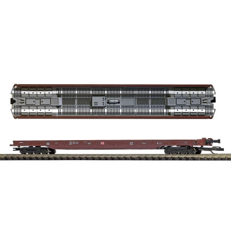 Busch 31208 - Wagon platforma Saadkms 690, DBAG, Ep.V, 047-9