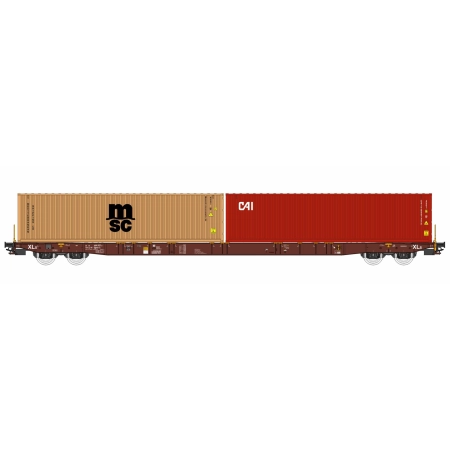 igra 96010102 - Wagon kontenerowy Sggnss-XLs, Metrans, Ep.VI