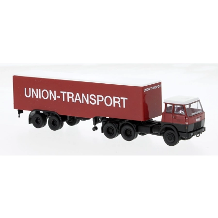 Brekina 82251 - Henschel F221S z naczepą skrzyniową Union-Spedition