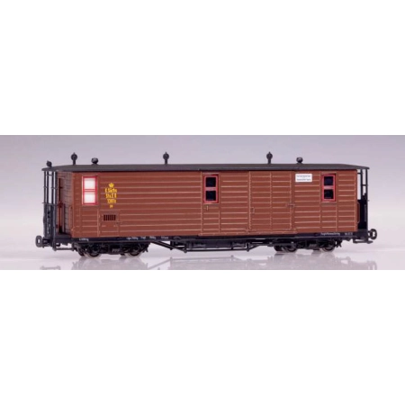 Technomodell 53420 - Wagon maszynisty, Zittau SSB, Ep.V, brązowy