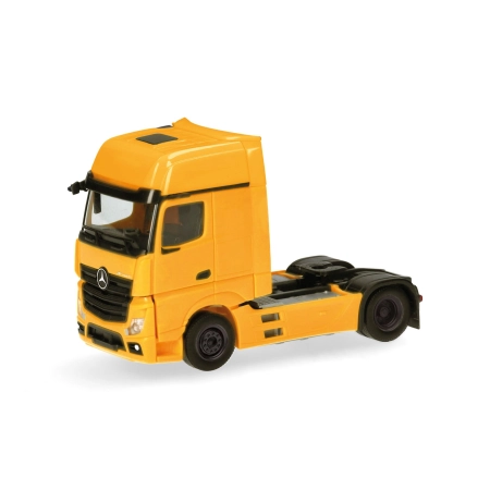 Herpa 317948-002 - Ciągnik siodłowy Mercedes-Benz Actros L 18 Gigaspace 2-osiowy, żółty