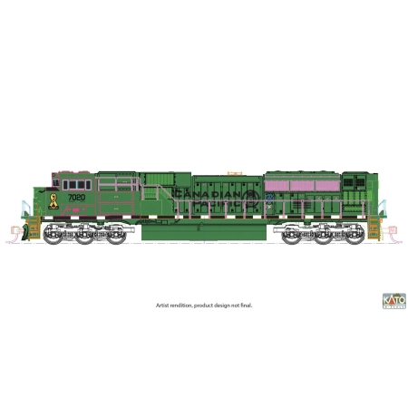 Kato K176-8541 - Spalinówka EMD SD70ACu, CP, Ep.VI, #7020