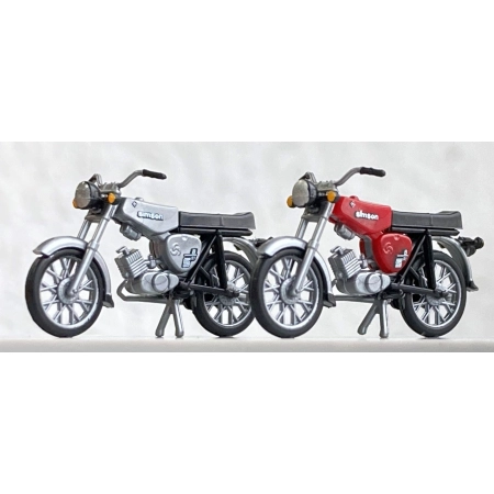 Kres 55043110 - Simson S 51, srebrny i ciemnoczerwony.