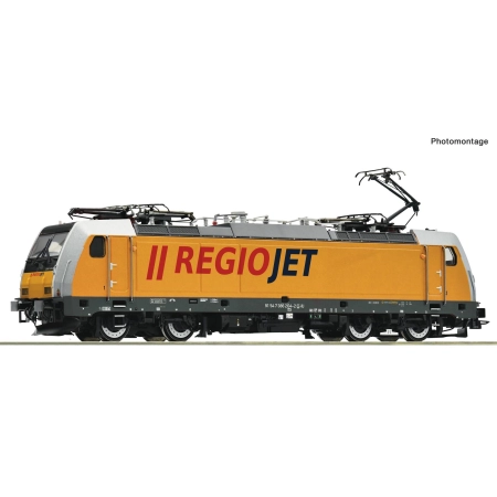 Roco 7510102 - Elektrowóz 386 204-2, Regiojet, Ep.VI, dźwięk DC