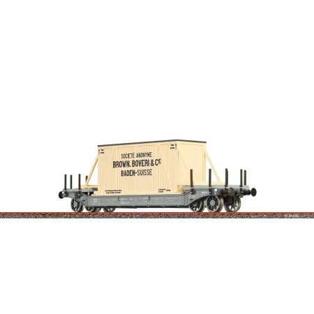 Brawa 47915 - Wagon platforma "Brown Boveri & Cie", SBB, Ep. II