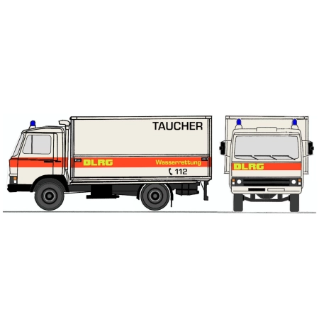 Loewe 4053 - Magirus Deutz 'Zeta' 90 M 5 - GW DLRG