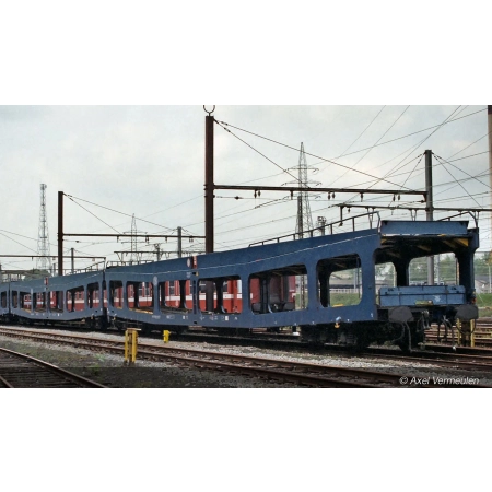 Jouef HJ4190 - Zestaw 2 wagonów DD DEV 66, SNCB, Ep.IV-V
