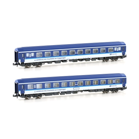 L.S. Models 98001N - Zestaw 2 wagonów z kuszetkami Bcmz 834, CD, Ep.V
