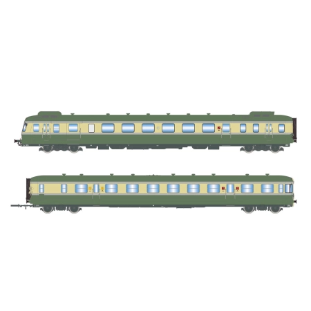 Jouef HJ2429 - Jednostka RGP II X 2719 + XRAB 7708, SNCF, Ep.IV
