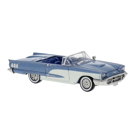 Brekina 18204 - Ford Thunderbird, niebieski.
