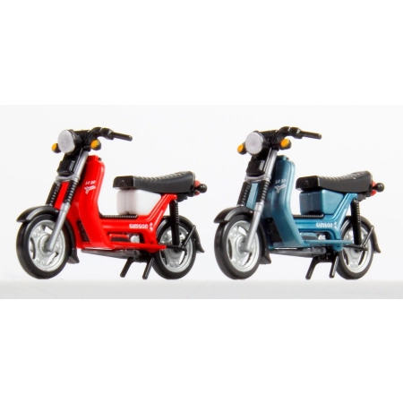 Kres 55061020 - Simson SR50, wiśniowa czerwień i niebieski.