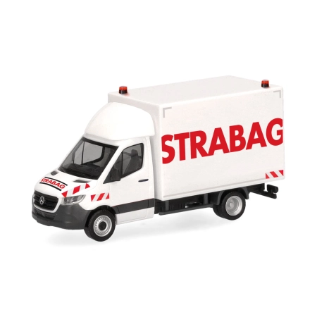 Herpa 098939 - Mercedes-Benz Sprinter '18 z nadwoziem skrzyniowym „STRABAG”