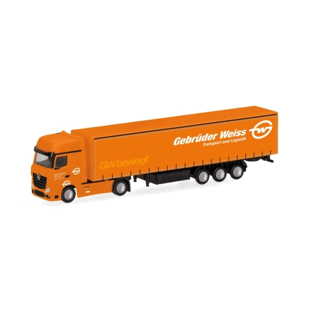 Herpa 066891 - MB Actros Giga GaPl-Sz biały